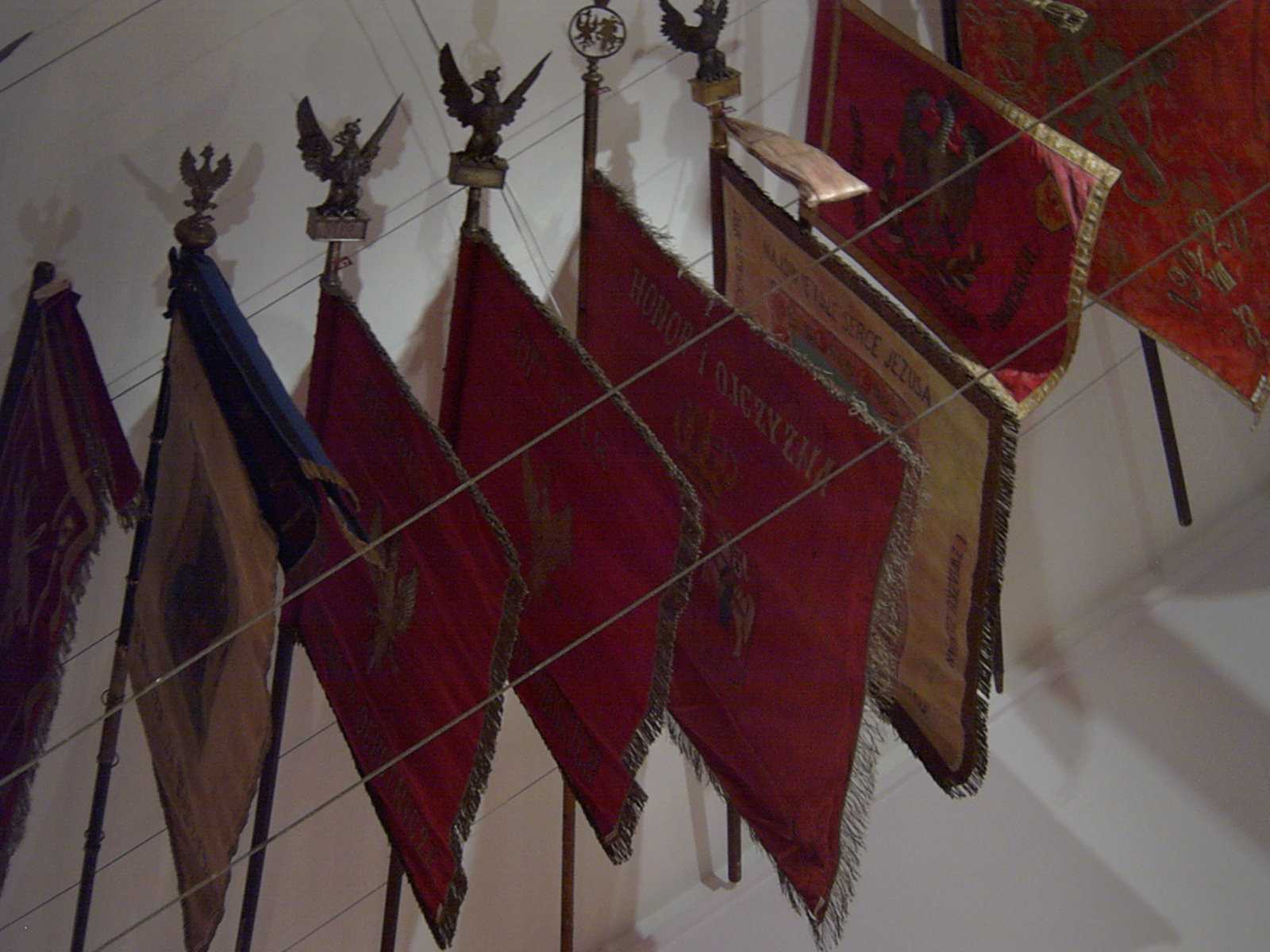 Collected Polish flags